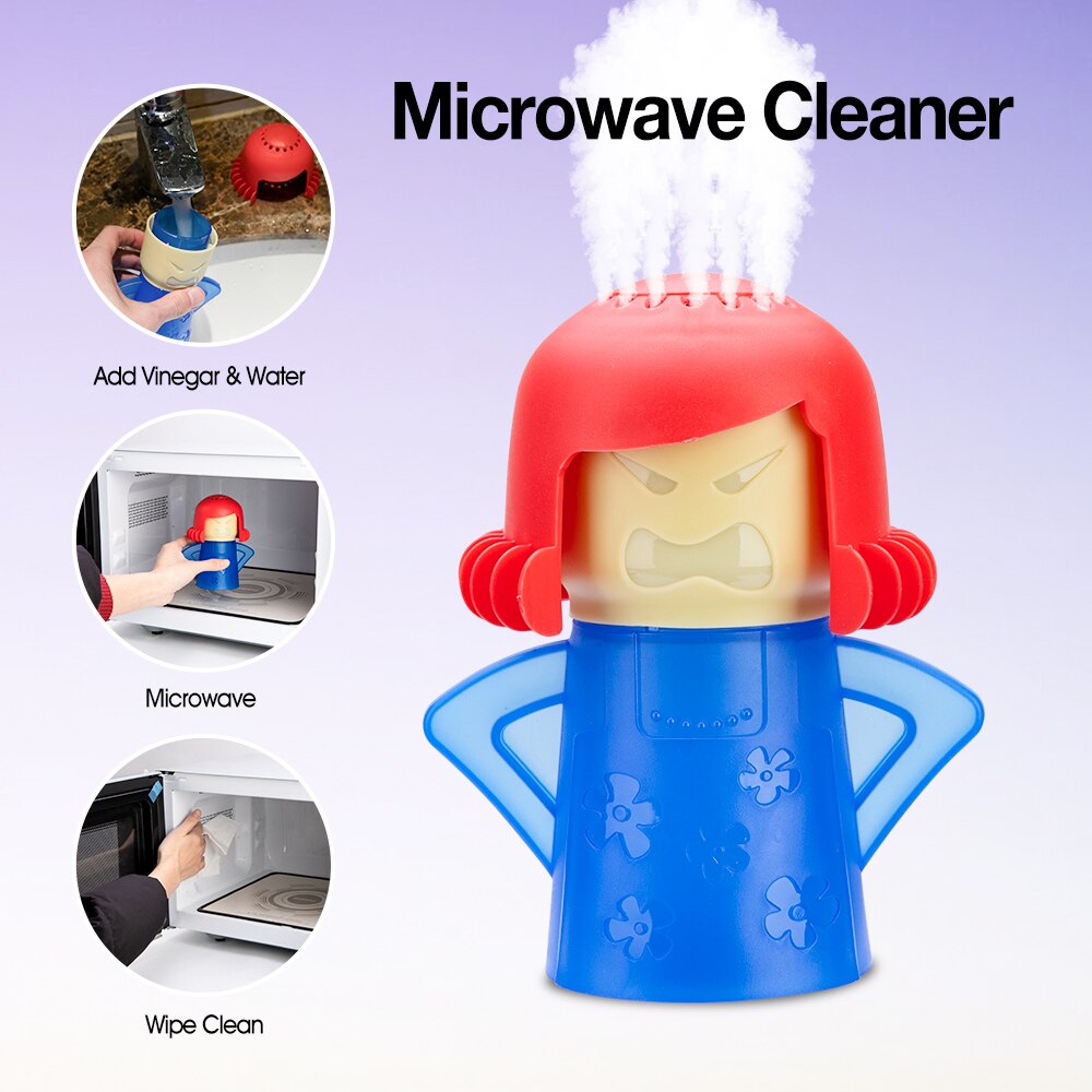 Angry Mom Microwave Cleaner - Angry Mom Mad Creay Mama Microwave Oven Cleaner High Temperature Steam Cleaning Equipment Tool