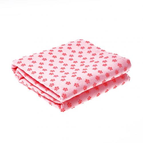 Non Slip Yoga Mat Cover Towel Blanket Gym Sport Fitness Exercise Pad Cushion: Pink