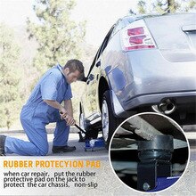 Floor Rubber mat Slotted Rubber For Pinch Weld Side Lifting 6.5 * 2.5cm