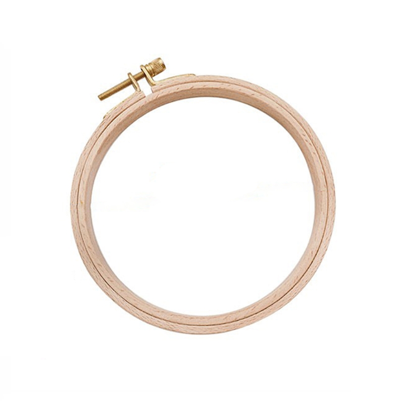 Embroidery Hoop Circle Round Oval Cross Stitch Hoops Traditional Quilting Ring Wooden Frame Art Craft DIY Sewing Tool