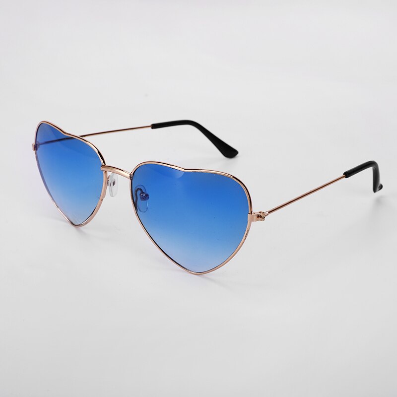 5 stil unisex hjerteformede solbriller vintage regnbue retro klassiske prins spejl solbriller: Stil 2