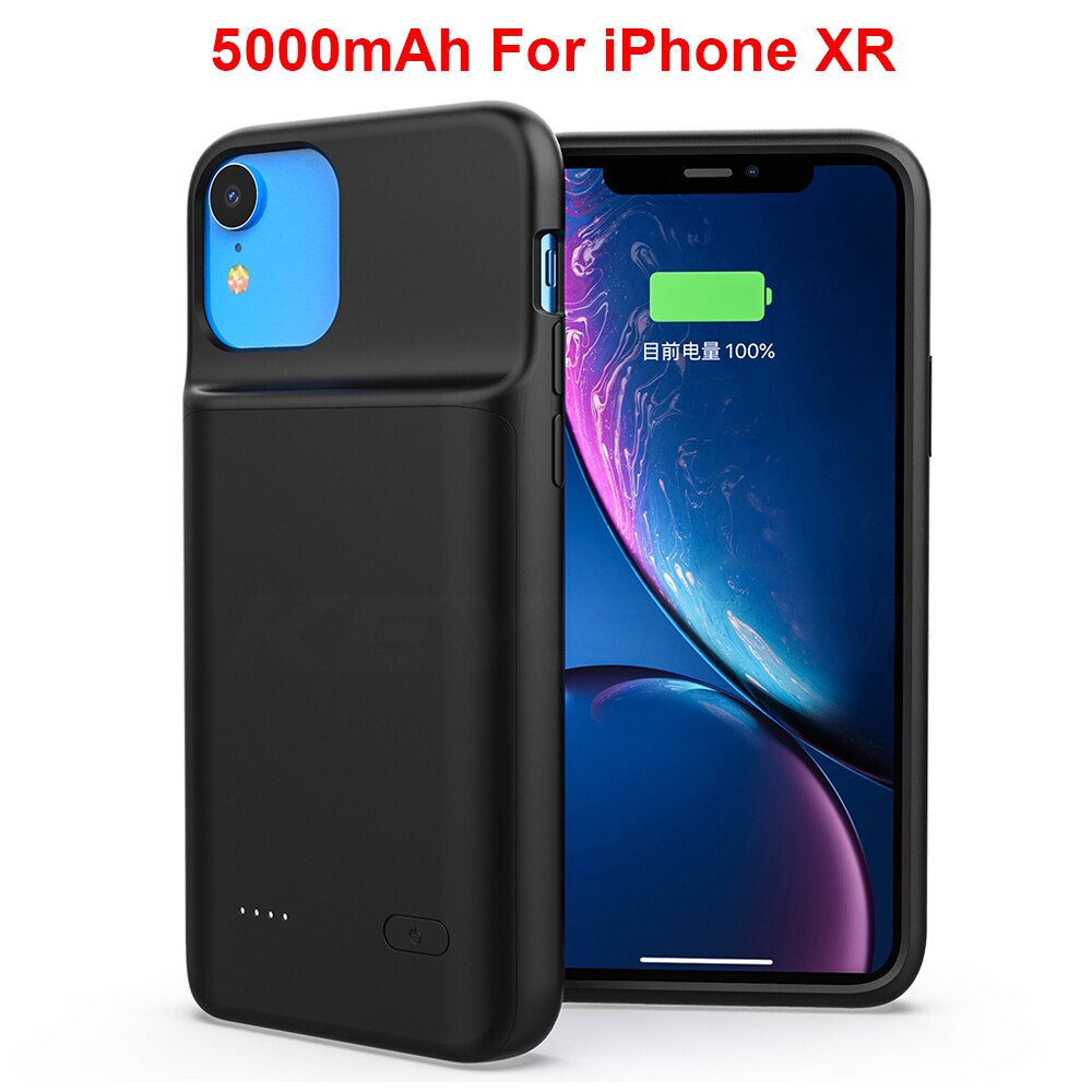 KEYSION-funda de batería para iPhone 11 Pro, 11 Pro Max, cargador de batería con música/sincronización, cargador de batería para iPhone X, Xs, Max, XR: For iphone XR