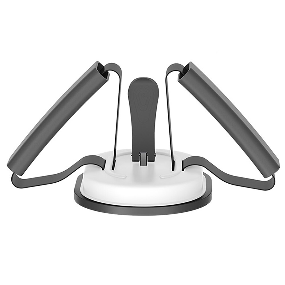 Hjemme fitness mave maskine sit-up øvelse bar crunches hjælp talje fedt reduktion husholdning mave rulle udstyr: Hvid