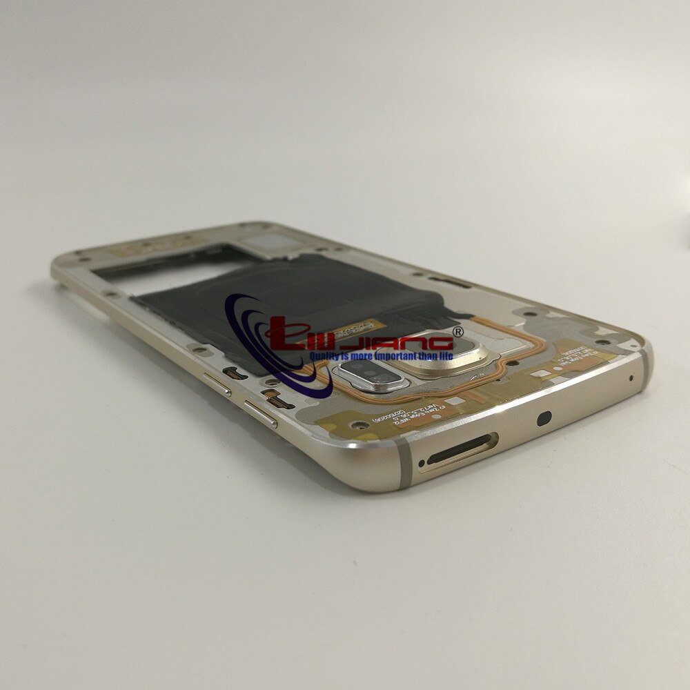 Middle Frame For Samsung S6 Edge G925 G925F G925A G925i Mid Bezel Metal Housing Chassis with Camera Lens Replacement Parts