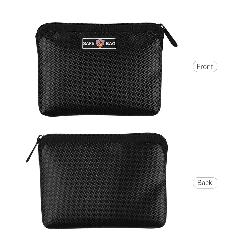 Fireproof Waterproof Document Bags Liquid Silicone Heat Insulation Fire and Water Resistant Safe Bag Zippered Office Suppllies