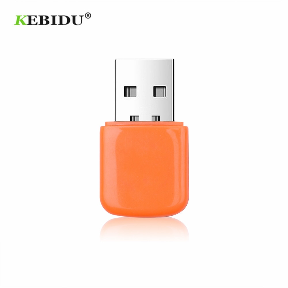 KEBIDU-Lector de tarjetas Micro SD con ranura para tarjeta TF, miniadaptador USB 2,0, SDXC, SD, TF, para ordenador y PC