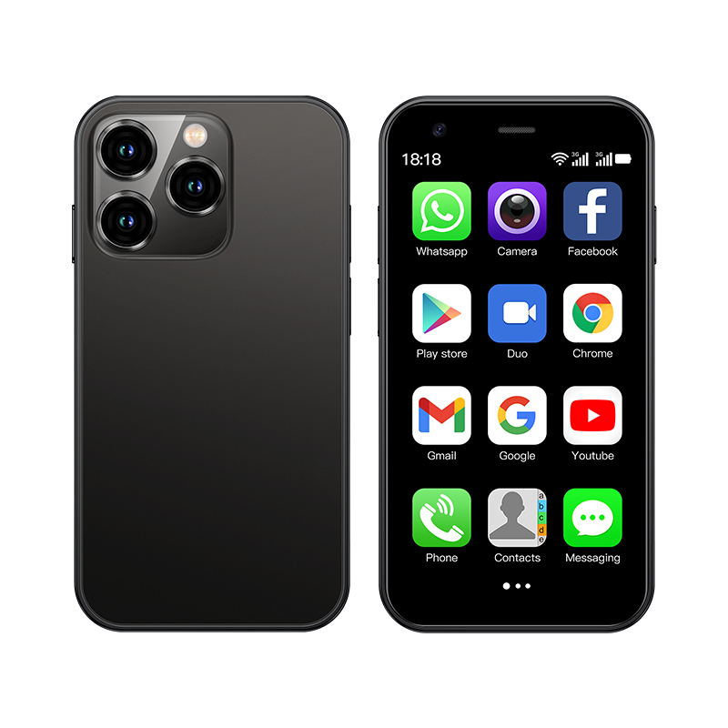 Servo 15se 3.0 "display hd pequeno smartphone android 8.1 3g wcdma duplo sim 2gb + 16gb 1000mah play store mini telefone móvel tipo-c: Vermelho