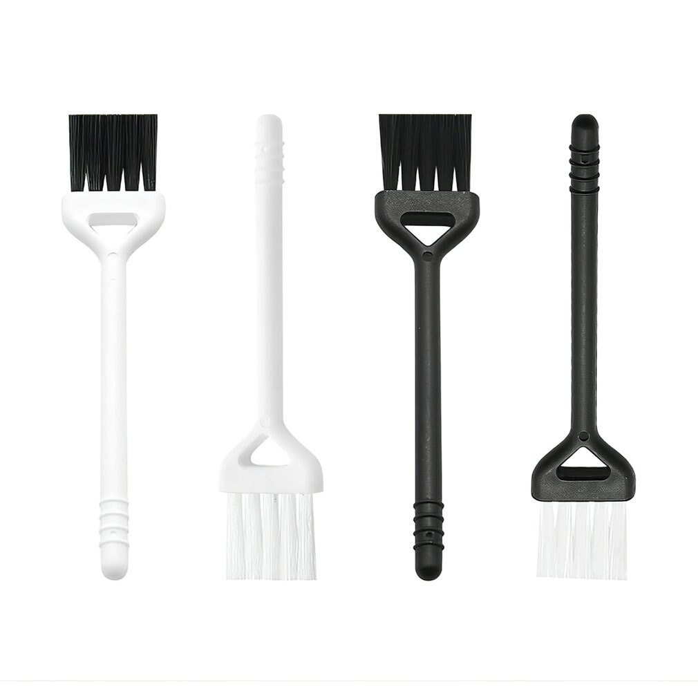 Cepillo para limpieza de teclado, cepillo de limpieza para máquina de café y ajo, pequeño y fácil de limpiar,