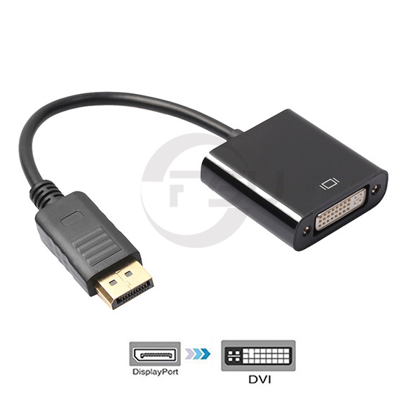 DP do HDMI VGA Adapter DVI kabel Displayport konwerter Port wyświetlacza Adapter wideo do komputera Laptop Monitor projektor HDTV: DP TO DVI
