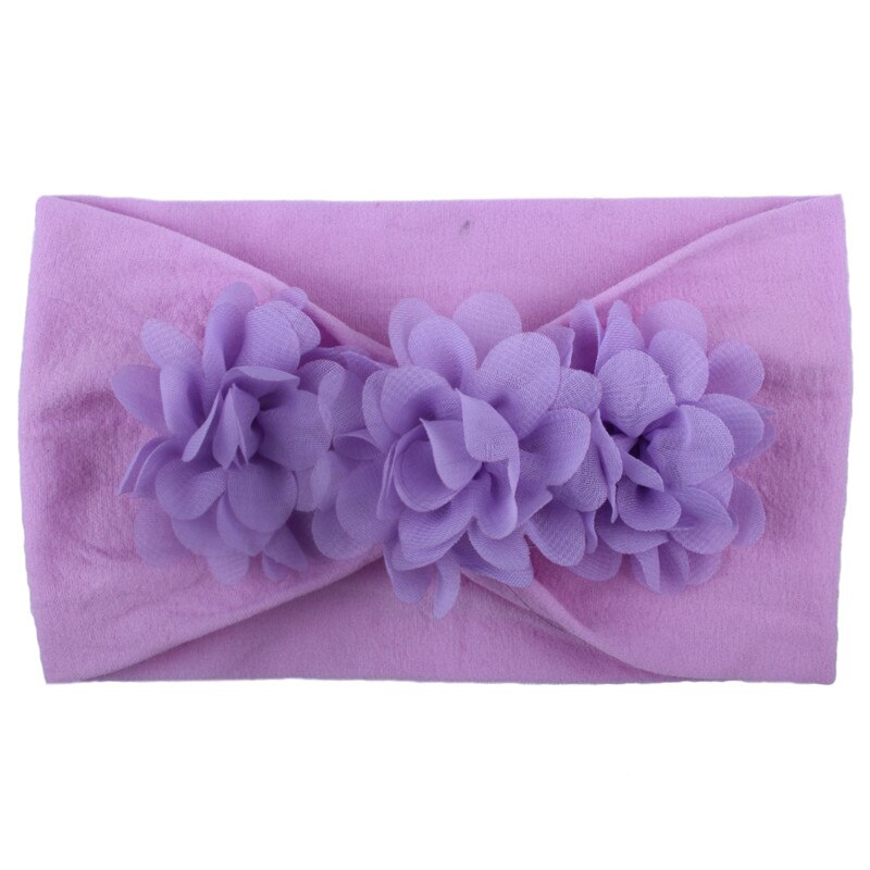 Baby Girl Flower Headbands Newborn Elastic Hairband Soft Princess Head Wraps Baby Hair Accessories Haarband Bandeau Bebe: 7