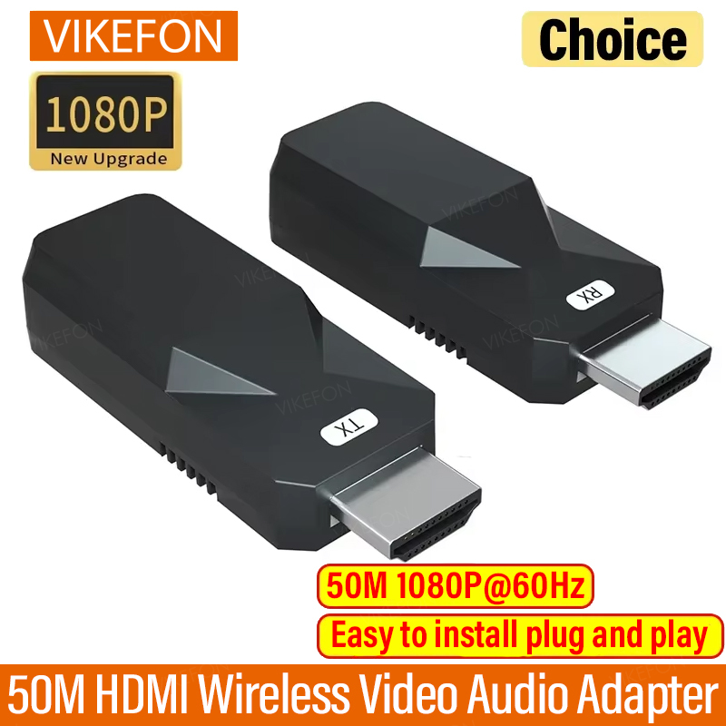 50M 1080P 60Hz HDMI Draadloze Video Audio Zender Ontvanger Extender Draadloze Display Adapter Van PC naar Projector & Monitor