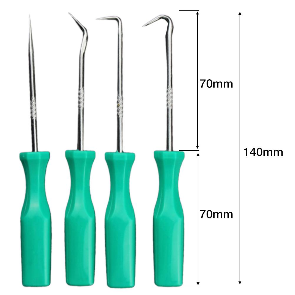 4-piece Oil Seal Screwdriver Oil Seal Puller Disassembly Oil Seal Hook O-ring Removal Tool O-ring Hook
