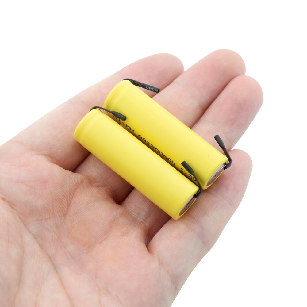 Ni-MH AA Battery 1.2V 2300mAh Rechargeable Batteries Lithium Bateria Welding Nickel Sheet batteries For Toy Flashlight