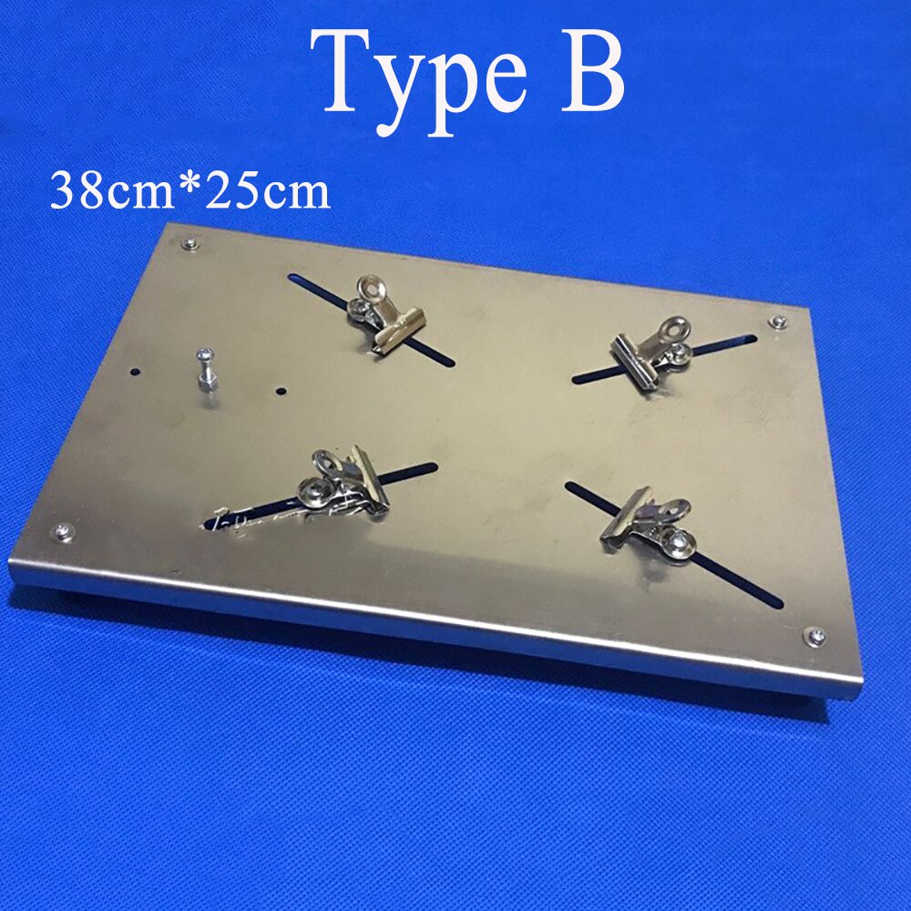Planche de dissection de Rat, souris, Table d&#39;opération fixe 304, acier inoxydable, équipement de laboratoire scientifique réglable: 1PcsType B