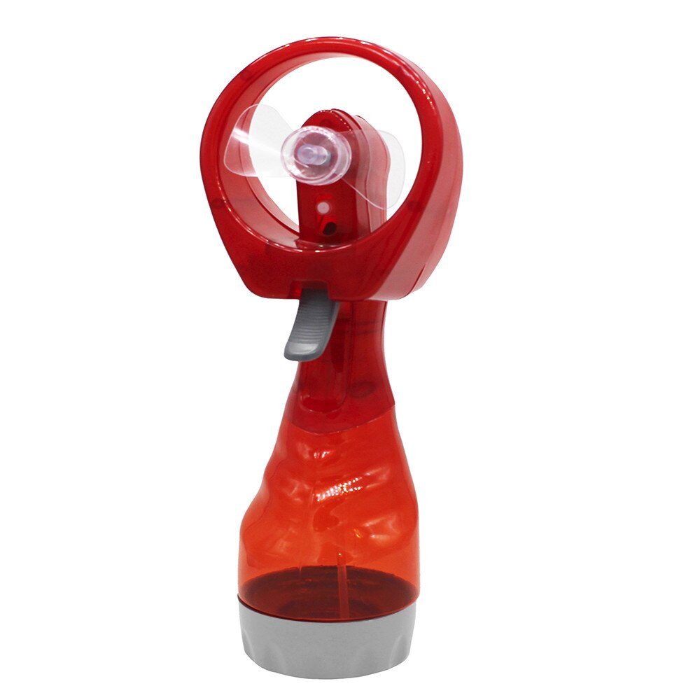 Ventilateur Portable de refroidissement à main, brume d'eau, 95x70x265mm: Red
