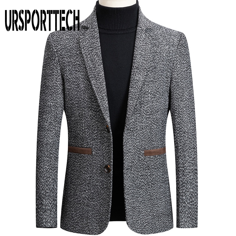 printemps automne hommes Plaid Blazer affaires décontracté hommes coupe ajustée costume veste grande taille décontracté hommes Blazer veste