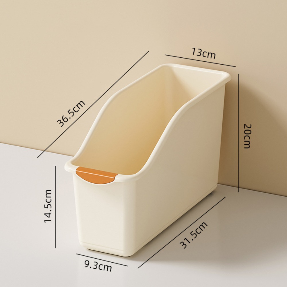 Plast oppbevaringsboks skuffstil multifunksjonell snacks krydderkurv med bunntrinse diverse sorteringskurv: Gul