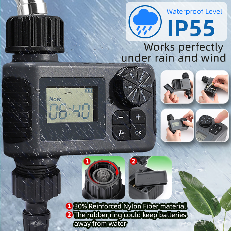 Sprinkler Wasser Timer Wassersystem für Garten Garten Timer Pflanze Bewässerung Computer automatische Bewässerung Timer Tropf