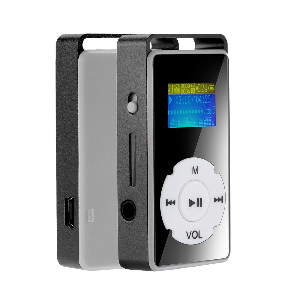 HIPERDEAL Portable Digitale MP3 Speler Lcd-scherm Ondersteuning Micro SD TF Card 32g Cool Spiegel Music Media Player YY12