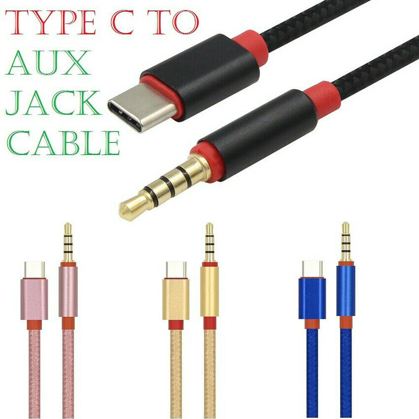 Type-C Naar 3.5Mm Jack Male Audio Aux Kabel Male Naar USB-C Stereo Adapter Connector Oortelefoon Kabel Adapter converter Voor Xiaomi