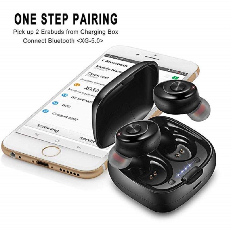 Neue Drahtlose Auriculares Bluetooth 5,0 Kopfhörer TWS HIFI Mini in-Ohr Sport Lauf Headset Unterstützung iOS/Android Handys HD Anruf