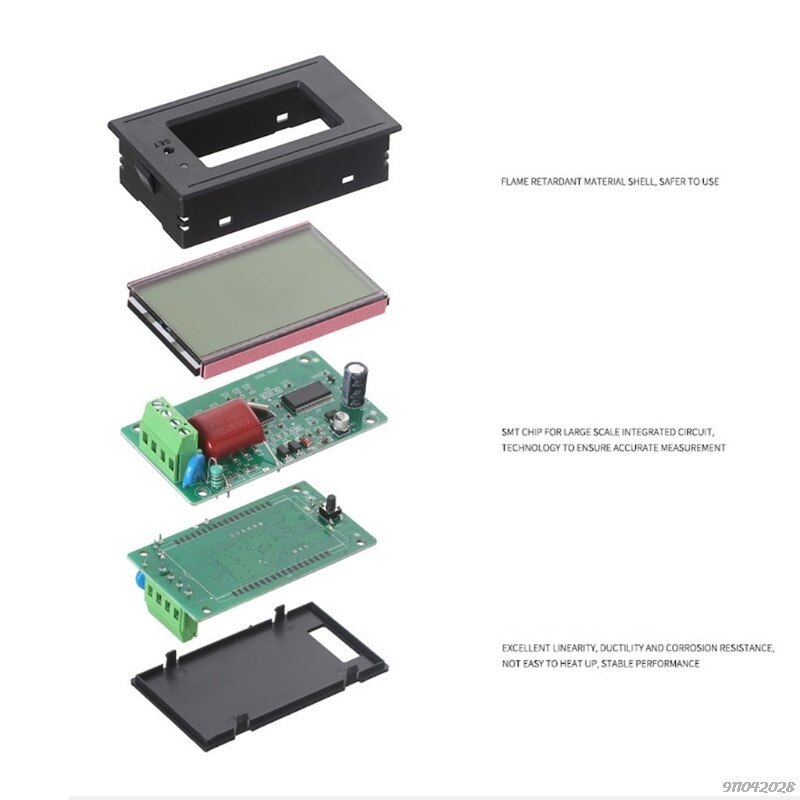 Mini Digitale Voltmeter Amperemeter Ac Panel Amp Volt Voltage Current Meter Tester Dual Lcd Display A1 21