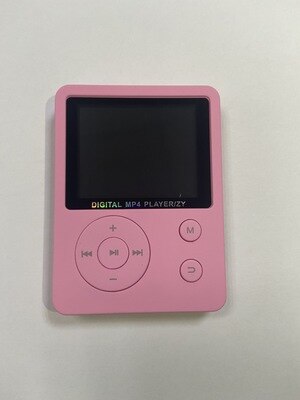 Mp4 Player 1.8" LCD Screen MP4 Player Radio Mini USB Music Player Walkman Photo Viewer EBook Recording Music Support Card: Pink