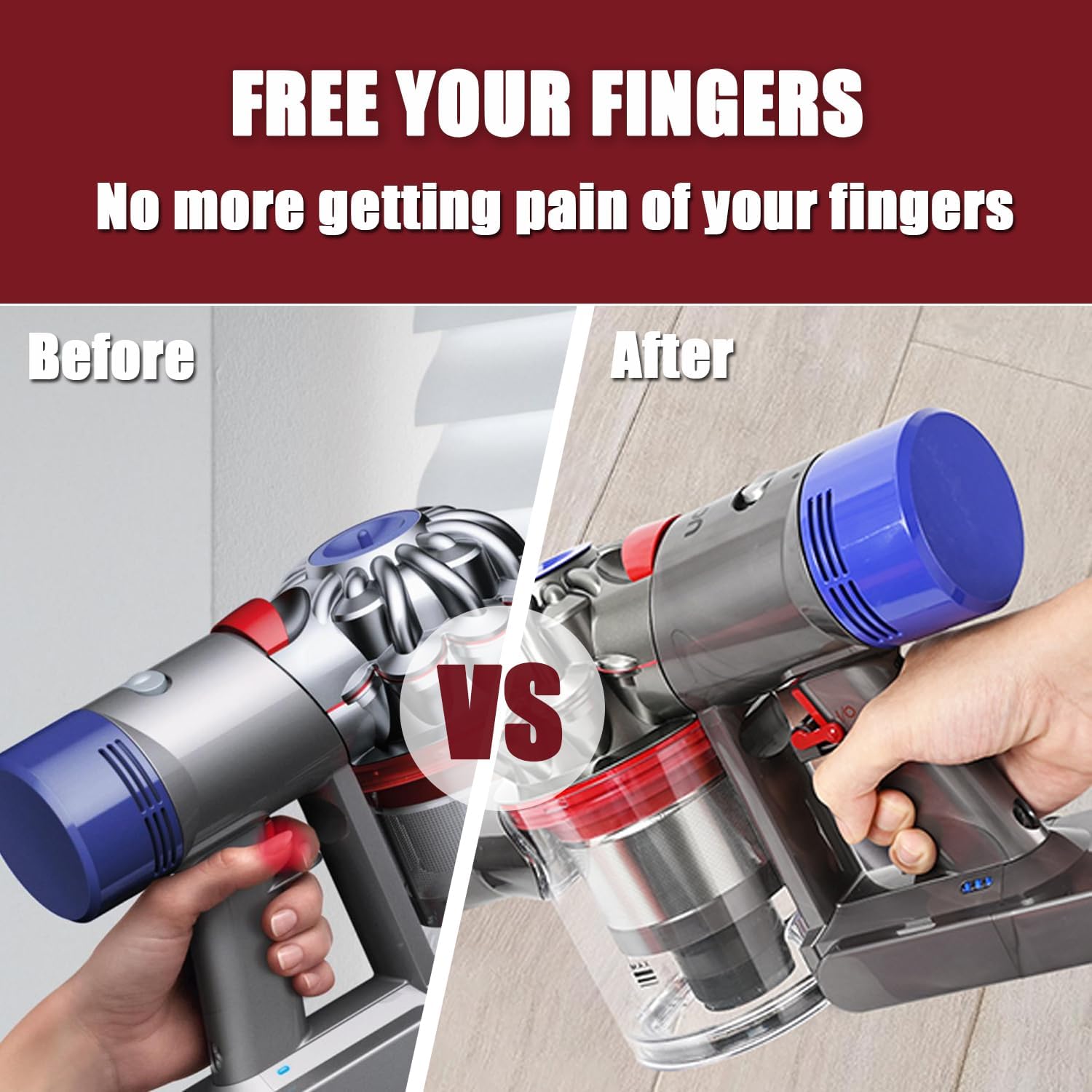 Trigger Lock For Dyson V15 V6 V8 V7 V10 V11 Vacuum Cleaner Power Button On/Off Control Clamp/Power Switch Attachments