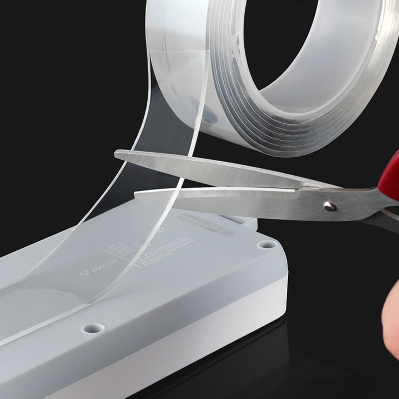 Cinta autoadhesiva Nano de doble cara, cintas adhesivas transparentes resistentes al agua, pegamento sin rastro, tiras para huecos de sellado de agua