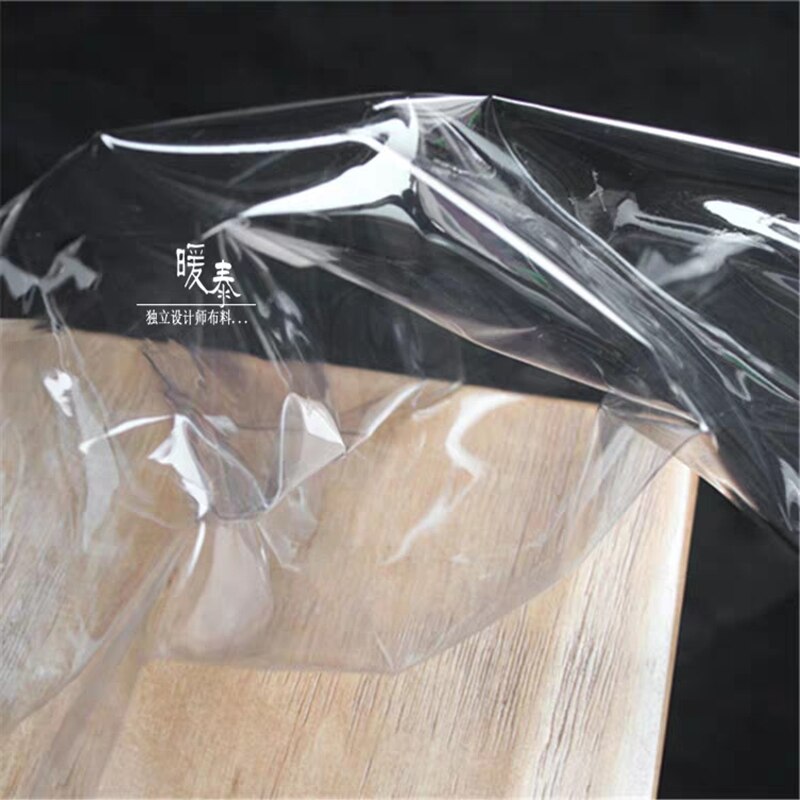 0.2mm TPU Fabric PVC liquid plastic film Waterproof DIY See-through Windbreaker Raincoat Crystal Bags Fabric