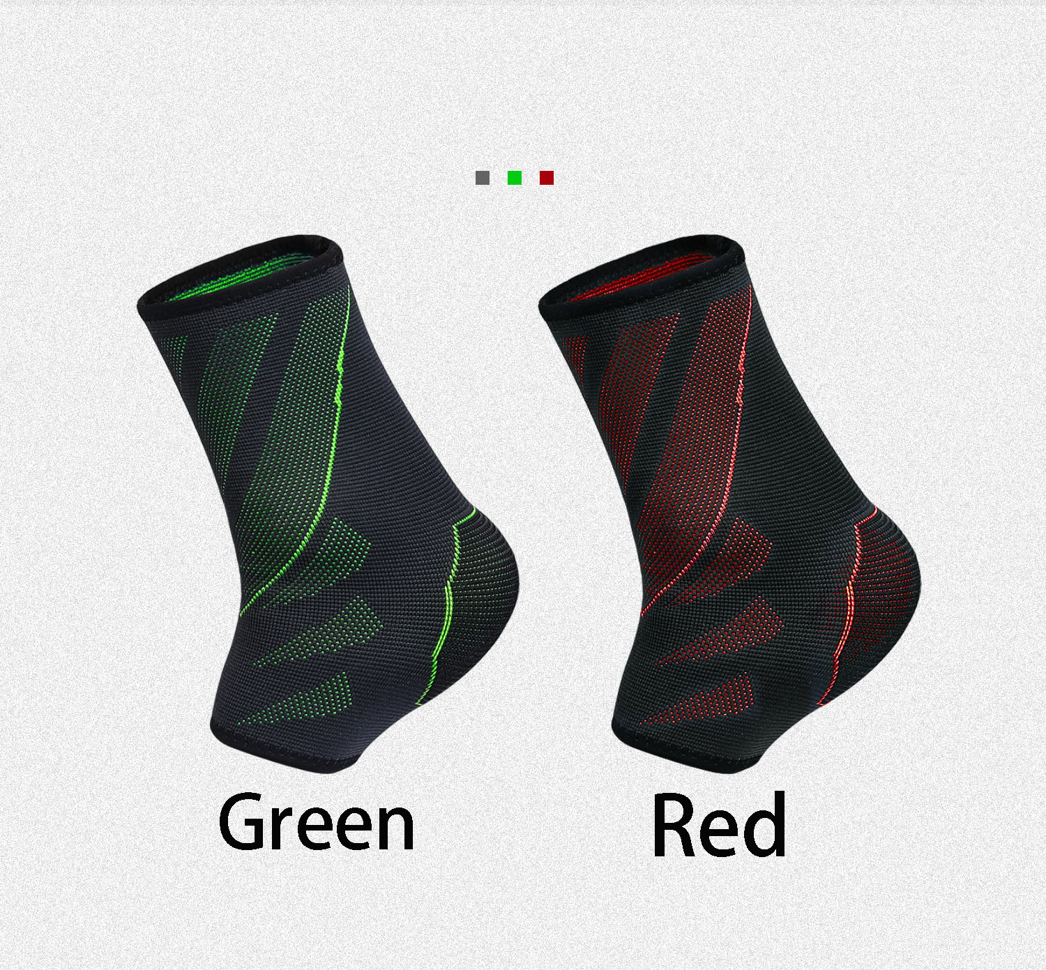 YYTZM 1 Paar Knöchel Unterstützung Nicht-Slip Silikon Ankle Brace Schutz Atmungsaktiv Gym Sport Fußball Anti-Verstauchten Knöchel protector