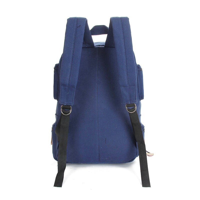 Mode Canvas Rugzak Vrouwen Schoudertas Schooltassen Voor Tiener Meisjes Jongens Casual Reizen Rugzak Zwart Mochila Sac A Dos