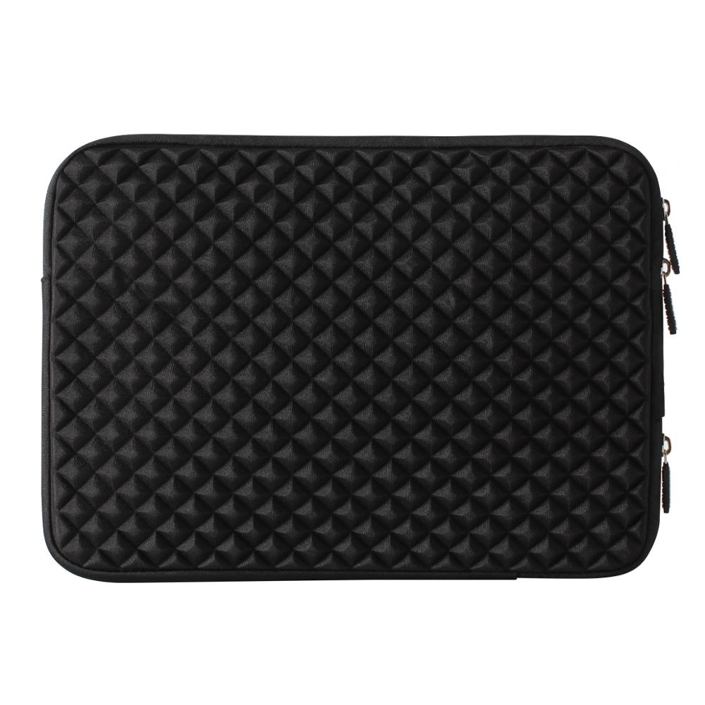 Icozzier laptoptas, laptoptas, hoes voor dell hp asus lenovo macbook 13 14 15 15.6 inch, hoes voor retina pro 15.6: Zwart / 13- inch
