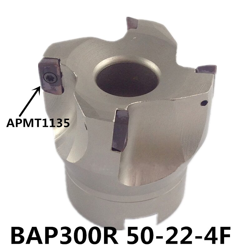 NT40 Portafresa A Spianare Con Pinza FMB22 E Fresa BAP400R-50-22-4T - Inserti APMT1604 (Opzione 10 Inserti)