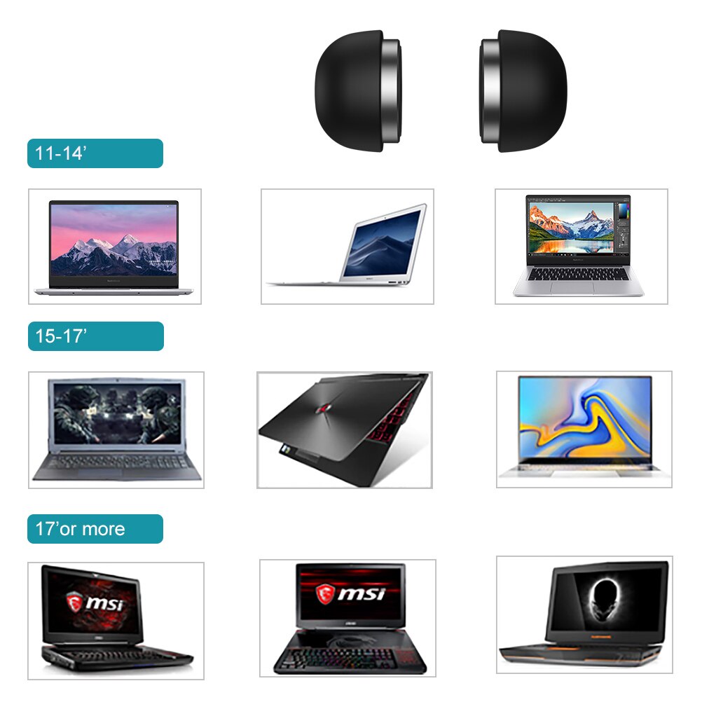 Oatsbasf Laptop Stand Portable Cooling Pad For MacBook Pro Air Mushroom Laptop Holder Mini Magnetic Laptop Tablet Stand