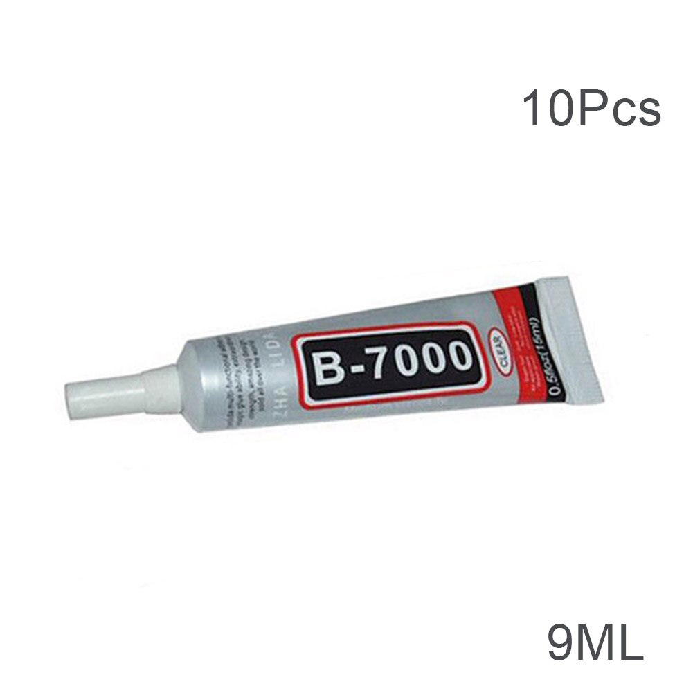 1/4/10pcs B-7000 Glue Multi-purpose Medium Viscosity Industrial Adhesive for Phone Frame Bumper Jewelry: 9ML 10pcs