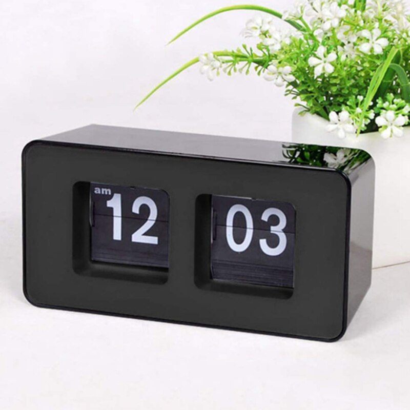 Flip Clock Automatic Flip Clock,Digital Page Down Clock,for Family Bedroom 1 PCS