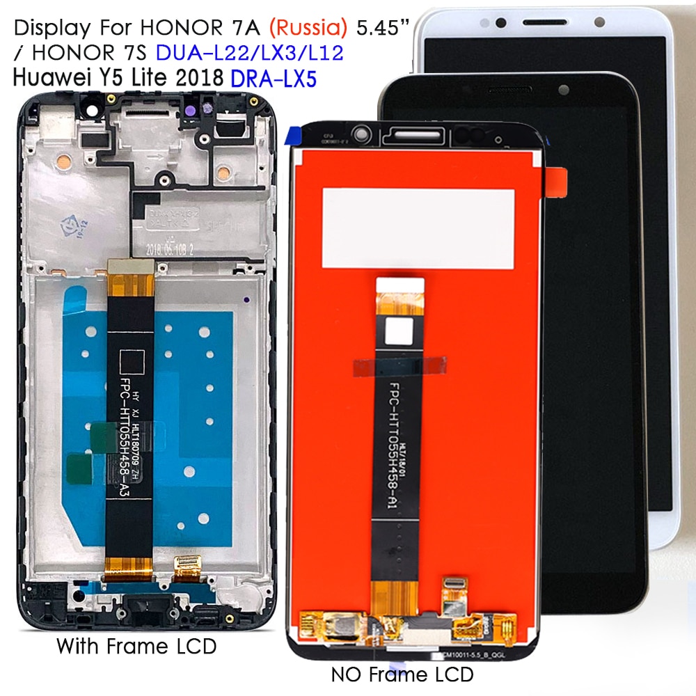 Display For Huawei Y5 Lite DRA-LX5 Lcd Display Touch Screen Replacement For Honor 7A Russia/7S DUA-L22/LX3/L12 LCD Screen