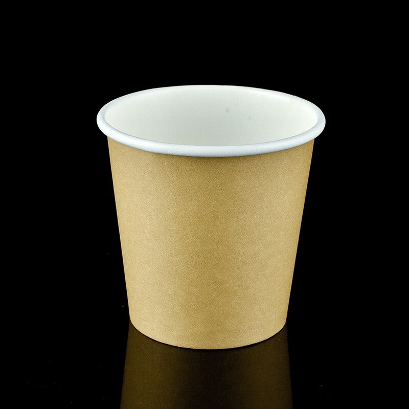 100pcs Net red 4oz 100ml small paper cups double layer dispsoable coffee cup birthday party favor milk tea beverage cup with lid: 100ml cup1