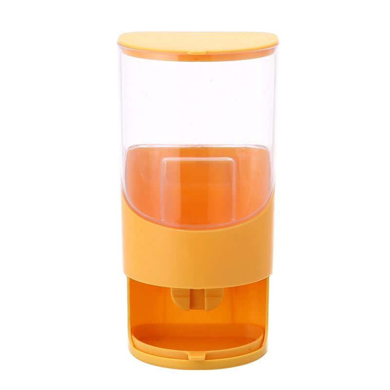 Dispenser Cooking Oil Bottle No Drip Organizer Storage Olive Oil Pourer Set Wall Mounted Lid Azucarero Table Utensils OC50TL: yellow