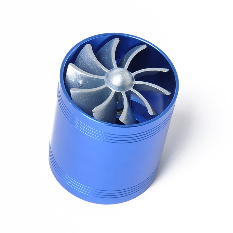 Car Modified Metal Double-sided Turbine Air Intake Turbine Engine Turbocharger High Car Modified Accessory