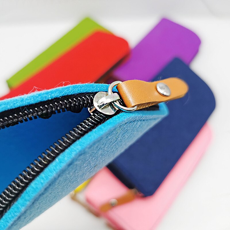 Felt pencil case Fountain pen apple pencil case Ballpoint pen cute pencil cases Gel pen chool pencil case kawaii pencil case