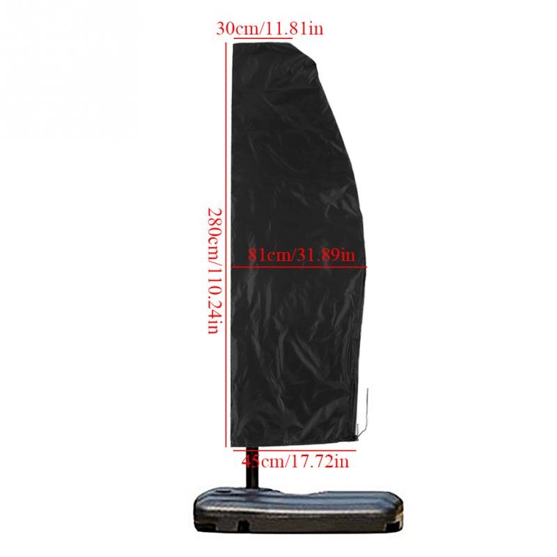 Cubierta de paraguas de plátano de tela Oxford impermeable para exteriores, sombrilla a prueba de agua para jardín, cubierta de lluvia para sombrilla de Patio, accesorios: 3