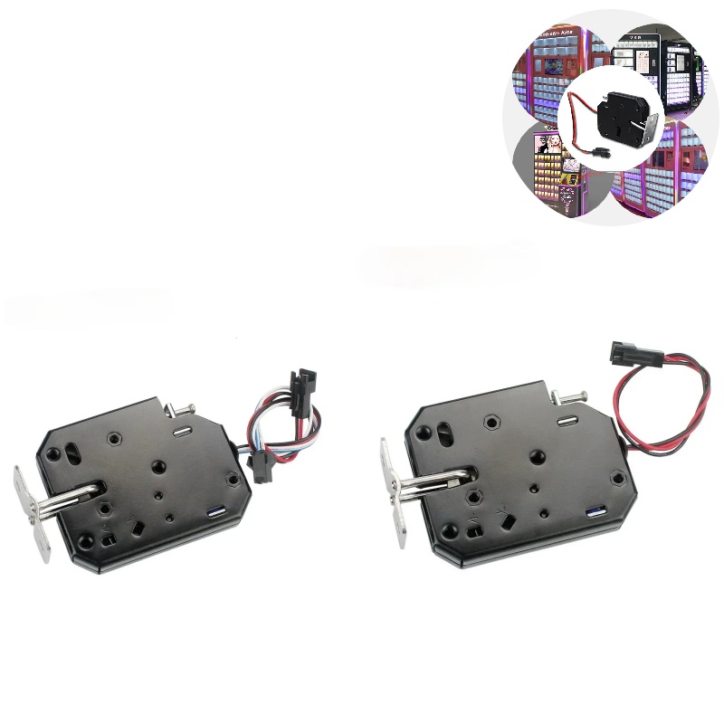 Deursloten Dc 12V Klein Elektromagnetisch Slot Automatische Automaat Elektrische Bediening Mini Kast Deur Elektronisch Slot