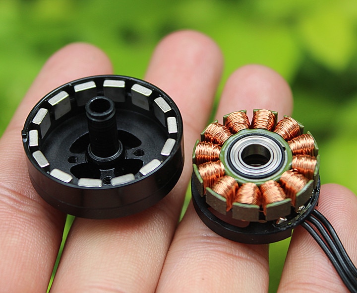 Micro Ptz Gimbal Motor Mobiele Telefoon Camera 2204 Buitenste Rotor Rc Borstelloze Motor Dubbele Kogellager Voor Rc Diy Motor