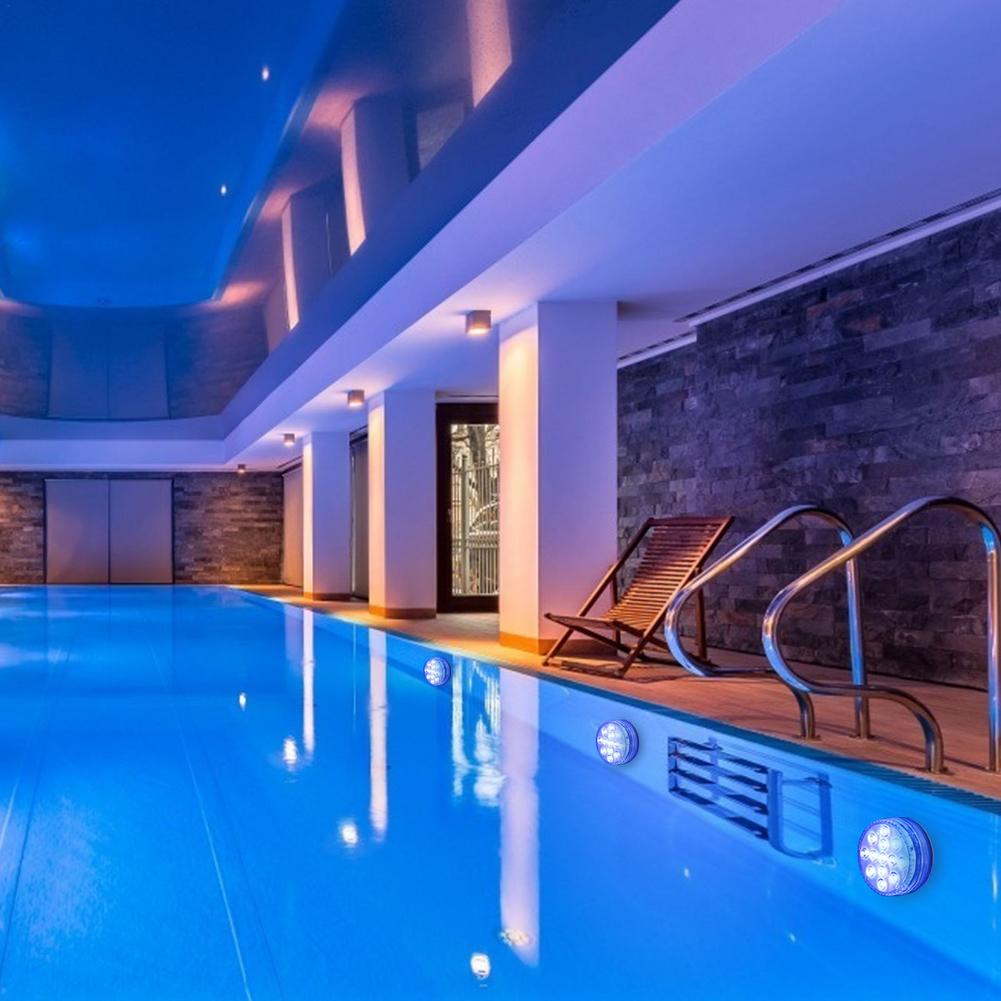 13 Led Remote Controlled Onderwater Licht IP68 Waterdichte Rgb Multicolor Submersible Vaas Decoratie Licht Zwembad Lamp