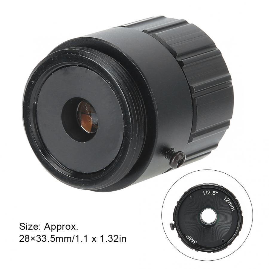 CCTV Fixed Lens 12mm 3MP High Definition CS Mount for Camera Camera Lens
