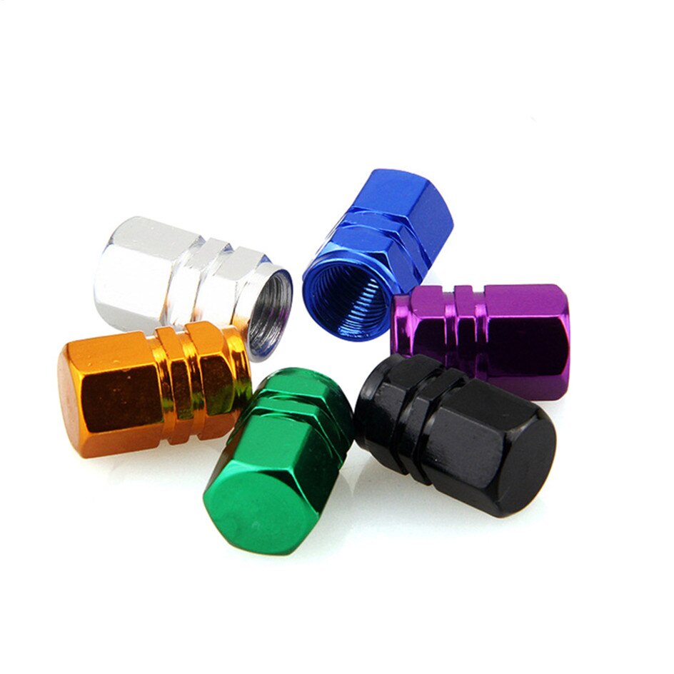 Aluminium Auto Wiel Band Ventiel Rim Stem Caps Ventiel Stofkap Wiel Banden Stem Air Dust Waterdichte luchtdicht Covers