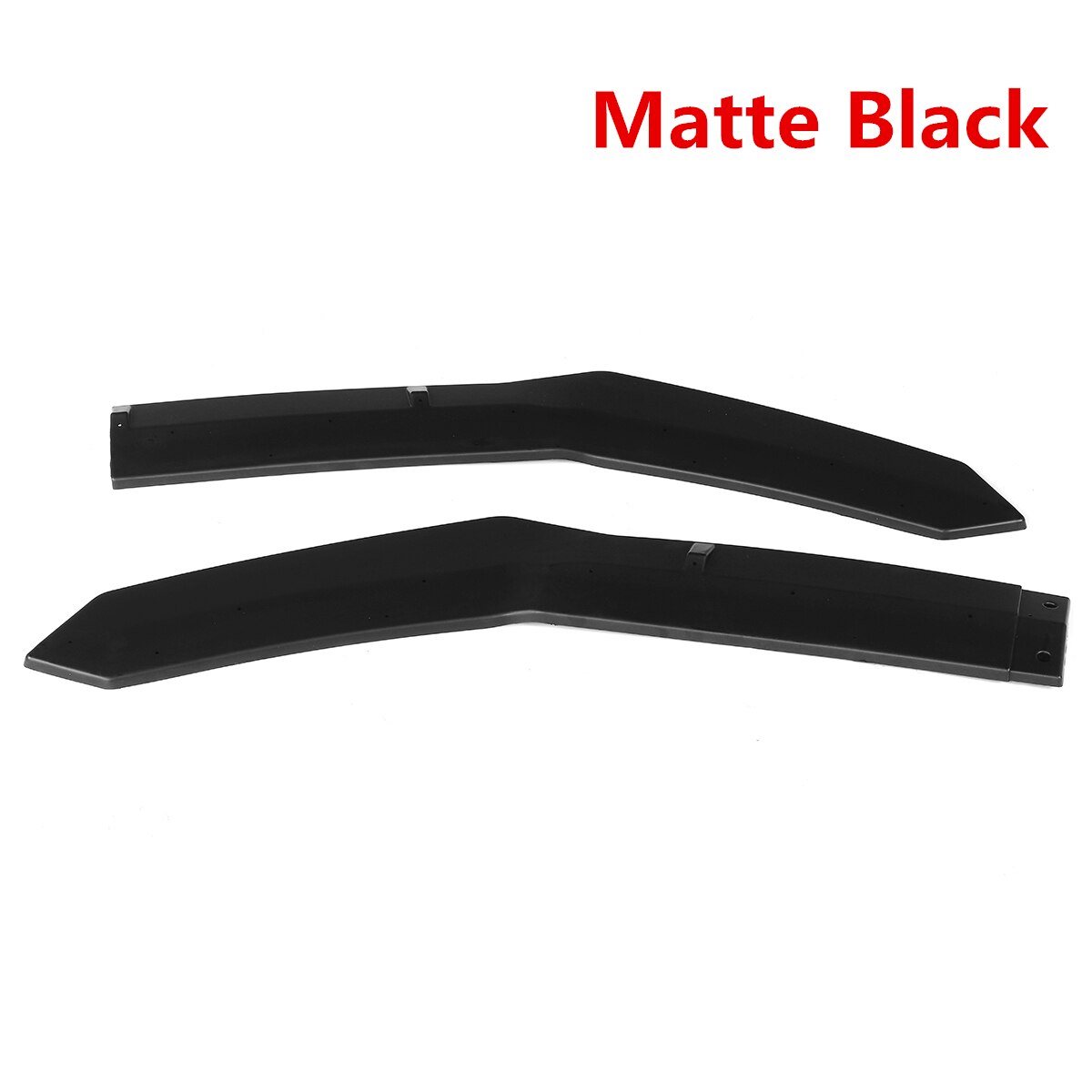 2x Car Front Bumper Lip Deflector Lips Splitter Cover Trim Body Kit Spoiler Guard For Honda For Civic Hatchback & Si: Matte Black