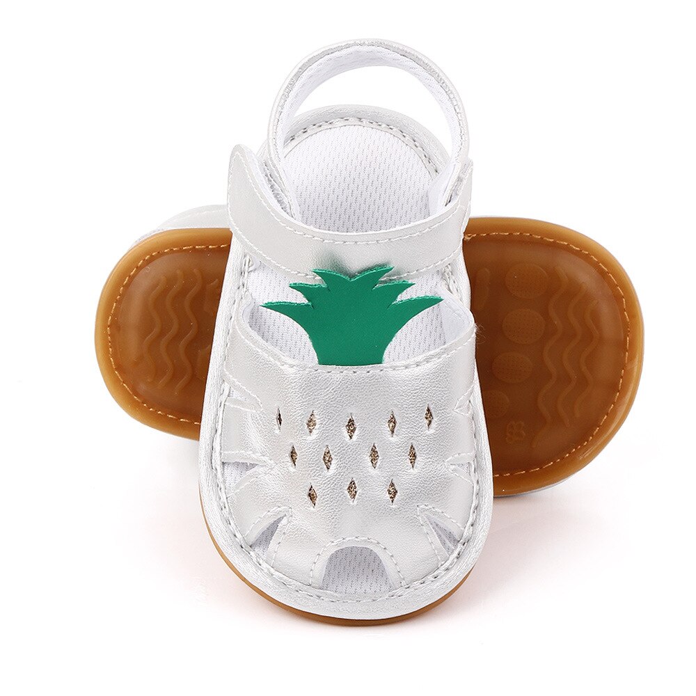 Zomer Baby Sandalen Ananas Ademend Peuter Schoenen Voor Meisjes Jongens Cartoon Leuke Flexibele Rubber Bodem Baby Schoenen